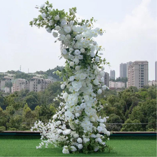 Wild White Greenery Premium Floral  Arch - 4518