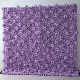 Clasic Purple Rose Flower Wall - 005