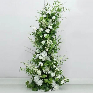 White Rose Greenery Premium Floral Arch - 4516