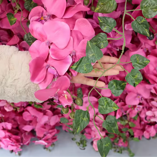 Hot Pink Dripping Dream Premium Flower Wall - 140