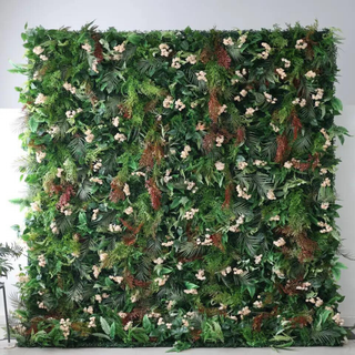 Dripping Greenery Brown Jungle Premium Flower Wall - 222