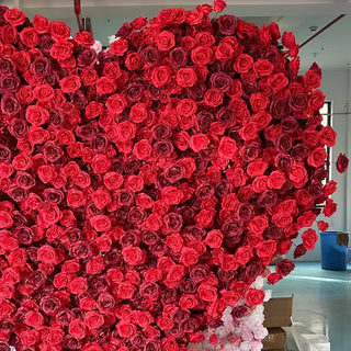 Full Red Rose  Premium Floral Heart - 4910