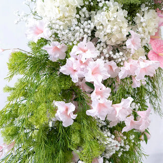 Pink & Purple Dream Greenery Premium Floral Arch - 4512