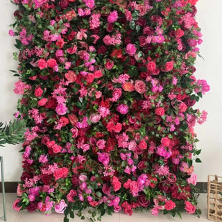 Pink & Greenery Flurry Premium Flower Wall - 116