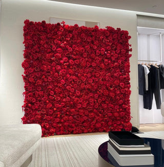 Classic Red Rose Flower Wall - 002