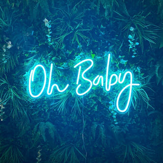 Oh Baby - Neon Sign