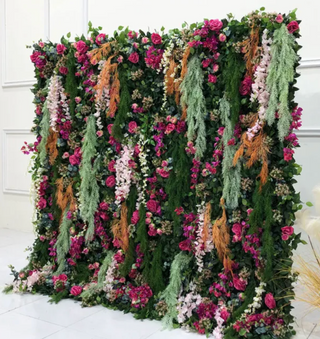 Waterfall Florals Premium Flower Wall - 186